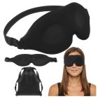 Ruhhy 27198 3D Memory Foam Sleep Mask, 100% Blackout
