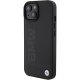 BMW iPhone 15 Plus Case Leather Hot Stamp MagSafe, Black