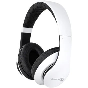 Fantec SHP-3 Stereo Headphones with Microphone, Black/White