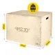 4FIZJO Wooden 3-in-1 Plyometric Box for Jump Training 50 x 75 x 60 cm