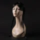Soulima Long Synthetic Wig with Bangs, Black