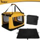 Foldable Pet Carrier Bag for Dogs and Cats Purlov 60x42x44 cm