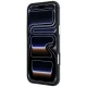 Guess Grained Round Strass Logo MagSafe Case for iPhone 18 Pro / 17 Pro, Blue
