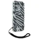 Karl Lagerfeld iPhone 16 Case IML Zebra Pattern & Cord, Black