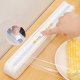 Kitchen Plastic Wrap Cutter, Household Reusable Food Plastic Wrap Dispenser with Cutter