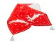 Christmas Table Runner with Reindeer, 205x35 cm, Red