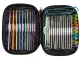 Crochet Hook Set with Zippered Case 0.6-6.5 mm 50 Pieces