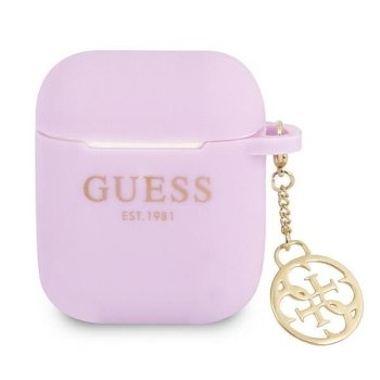 Guess AirPods Case Charm 4G Purple