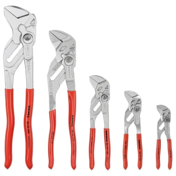 KNIPEX 00 19 55 S4 Pliers Wrench Set in Tool Bag, 5 Pieces