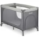 Ricokids Foldable Travel Cot with Mattress and Bag, Light Grey