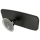 Wide-Angle Car Rearview Mirror with Suction Cup KX7655, Black