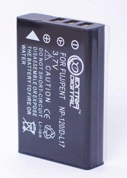 Camera Battery for Fuji NP-120 Ricoh DB-43 Pentax D-LI7 1800mAh