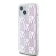 DKNY iPhone 15 / 14 / 13 Case Liquid Glitter Multilogo, Pink