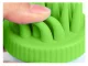 Silicone Bath Brush for Dogs and Cats with Shampoo Dispenser, 125ml, Green