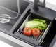 Expandable Basket Strainer Colander Over the Sink for Vegetables and Fruits Washing