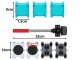 Heavy Duty Furniture Lifter and Mover Tool Set with 4 Rollers 150 kg