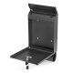 Wall Mount Mailbox with Newspaper Holder ModernHome, Locking Galvanized Steel, Anthracite