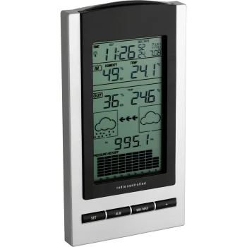 TFA Gaia 35.1083.54 Wireless Weather Station, Silver