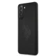 Samsung Galaxy S21 (SM-G991) US Polo Silicone On Tone Case Cover (USHCS21SSLHRTBK), Black