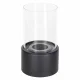 Freestanding Tabletop Smokeless Bio-Fireplace, Black