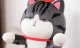 Plush Long Cat-shaped Hugging Pillow Mascot Toy, 70cm