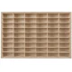 Kruzzel Wooden Shelf for Toy Cars 54 Compartments (Pine)