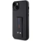 BMW iPhone 14 Plus / 15 Plus Case Grip Stand Hot Stamp, Black