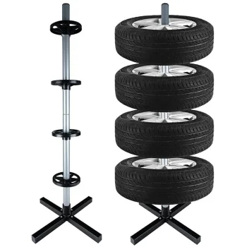 Steel Stand for 4 Tires, Up to 225 mm