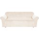 Velour Couch Cover, Beige