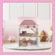 Bakalu Large Wooden Dollhouse with 3 Floors and Furniture