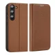 Dux Ducis Skin X2 Wallet Case for Samsung Galaxy S23+ with Stand, Brown