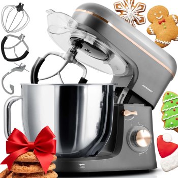 Berdsen 1400W Stand Mixer BD-756, 3-in-1 Electric Kitchen Mixer with 6L Bowl