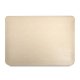 Guess Saffiano Triangle Logo case for a 16" laptop - beige