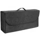 Car Trunk Organizer with Handle, black