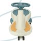 Kids Gravity Car with Glowing LED Wheels and Music, Blue/White