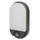 Maclean LED Facade Lamp with Motion Sensor, 15W, 1100lm, IP54, Grey