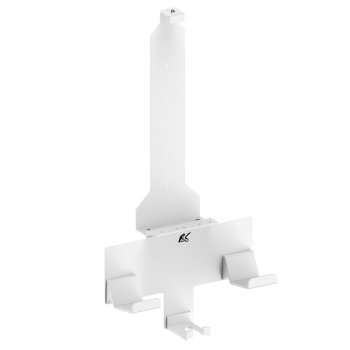 Maclean NanoRS RS181 Wall Mount for PlayStation 5 with Controller Holder, White