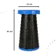 Folding Telescopic Camping Stool, Blue, up to 200 kg