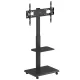 Ergo Office ER-304 B Mobile TV Stand, 37-75\", 50kg, VESA 600x400, Black