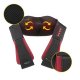 4FIZJO SHIATSU PRO+ Back Shoulder Neck Body Warming Pillow Massager, Black/Red