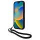 BMW iPhone 16 Pro Max Case Signature Leather Wordmark Cord, Black