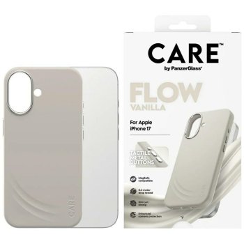 CARE by PanzerGlass FLOW MagSafe Phone Case Cover iPhone 17 - Beige