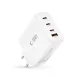 Tech-Protect NC120W-GAN 120W 4-Port Wall Charger - White