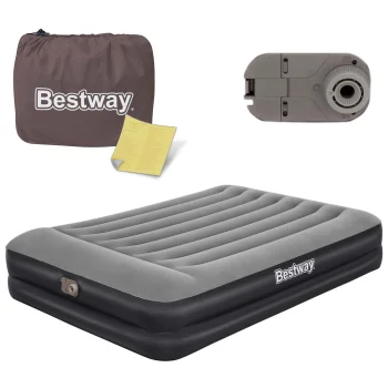 Bestway 67403 Airbed with Built-in Pump, 203x152x46 cm