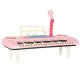 Kids Keyboard Piano with Microphone and Stand 37 Keys, Pink
