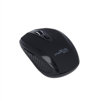 Беспроводная оптическая мышь Maxlife Home Office MXHM-02, 800/1200/1600 DPI, черная