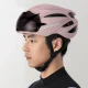 Rockbros Bike Helmet with Visor and Detachable UV Goggles, Brown