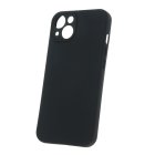 Apple iPhone 15 6.1'' Matt Silicone Color Case Cover, Black