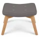 Sofotel Norse Upholstered Footstool, dark grey
