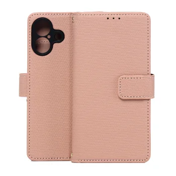 Smart Triangle Wallet Case for iPhone 17 6.3", Pink